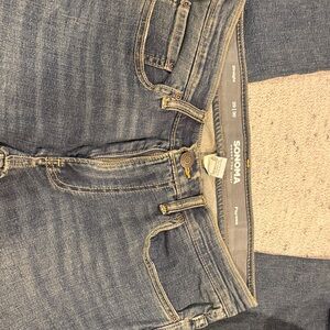 Sonoma Men's Straight Leg Blue Jeans